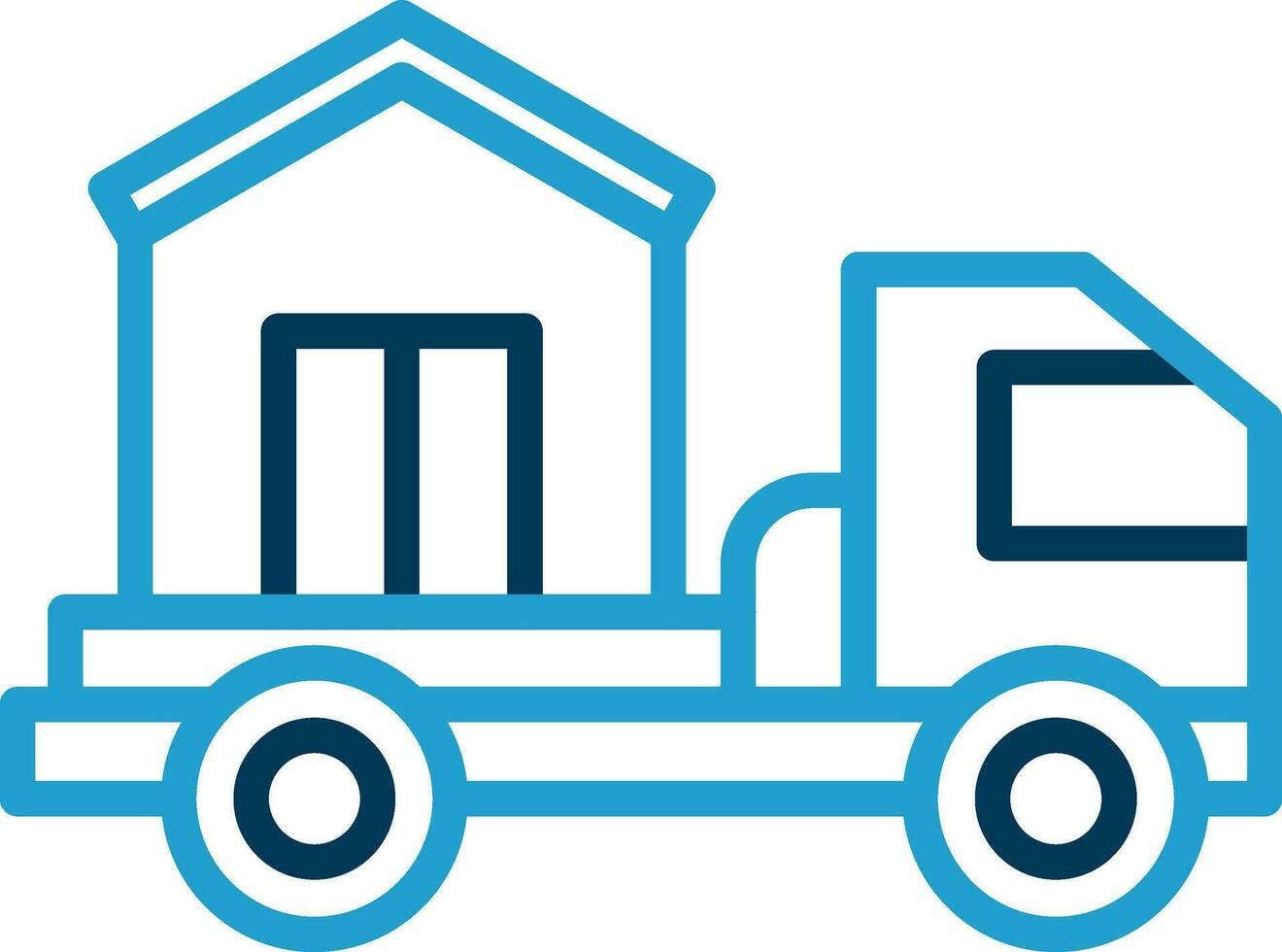 Delivery truck Vector Icon Design