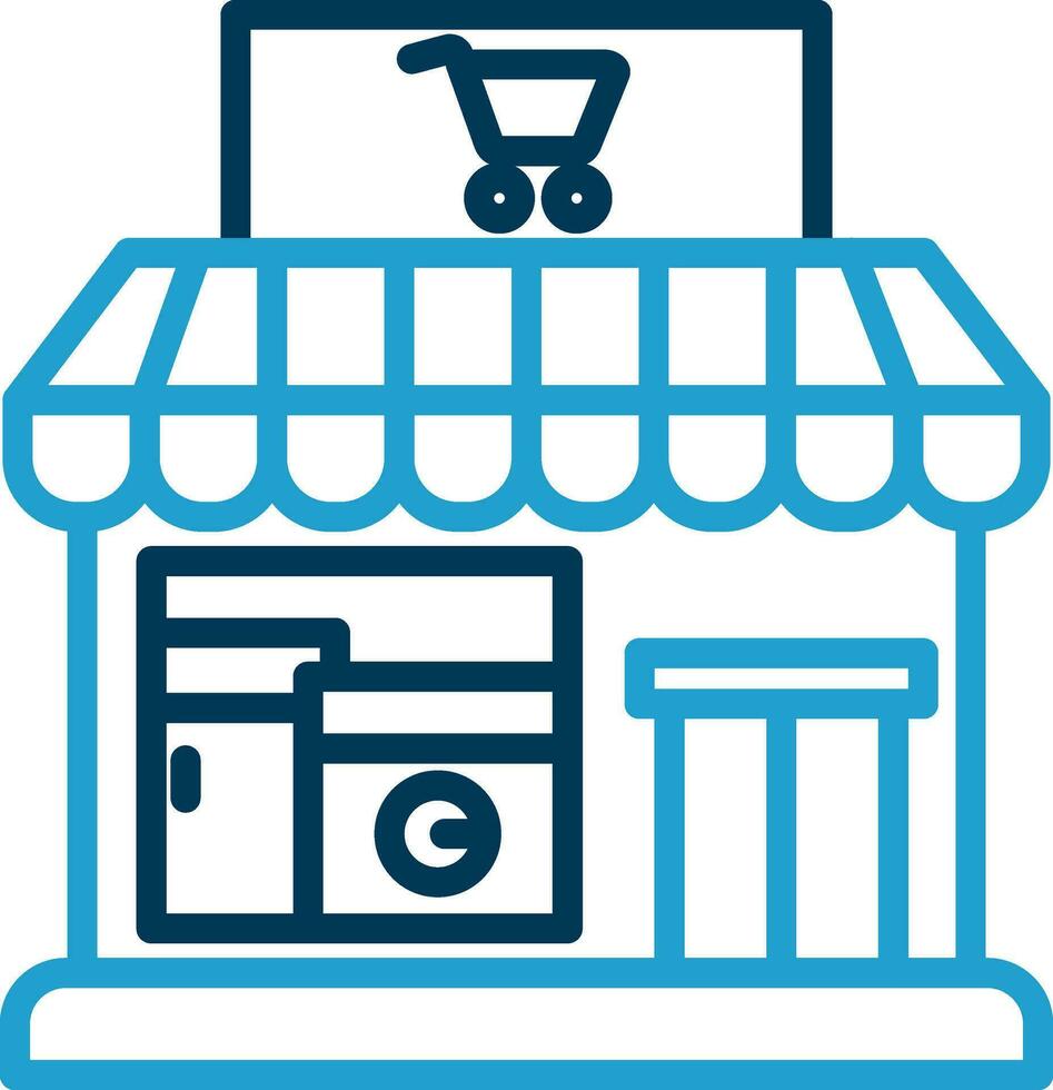 Electronics shop Vector Icon Design