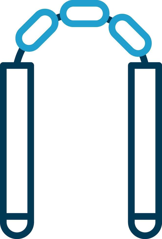 Nunchaku Vector Icon Design