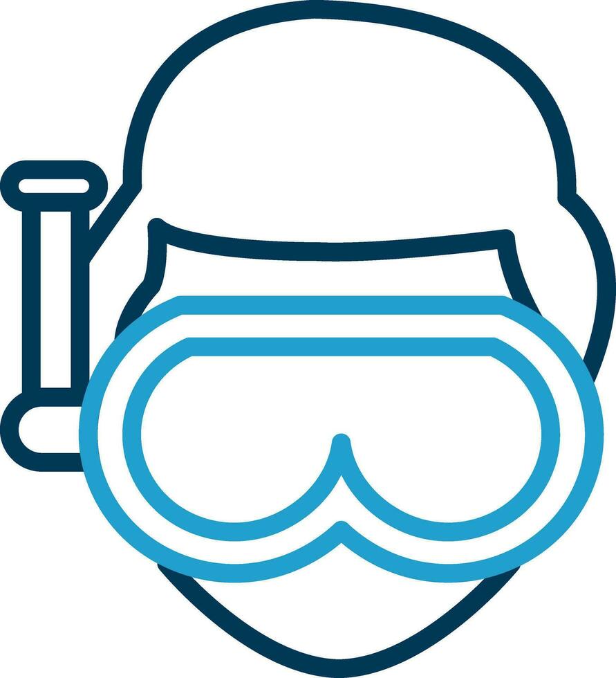 Diving Vector Icon Design
