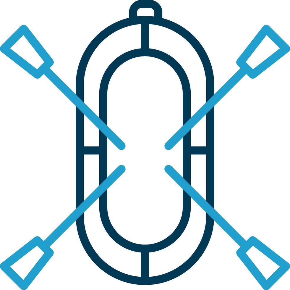 diseño de icono de vector de rafting