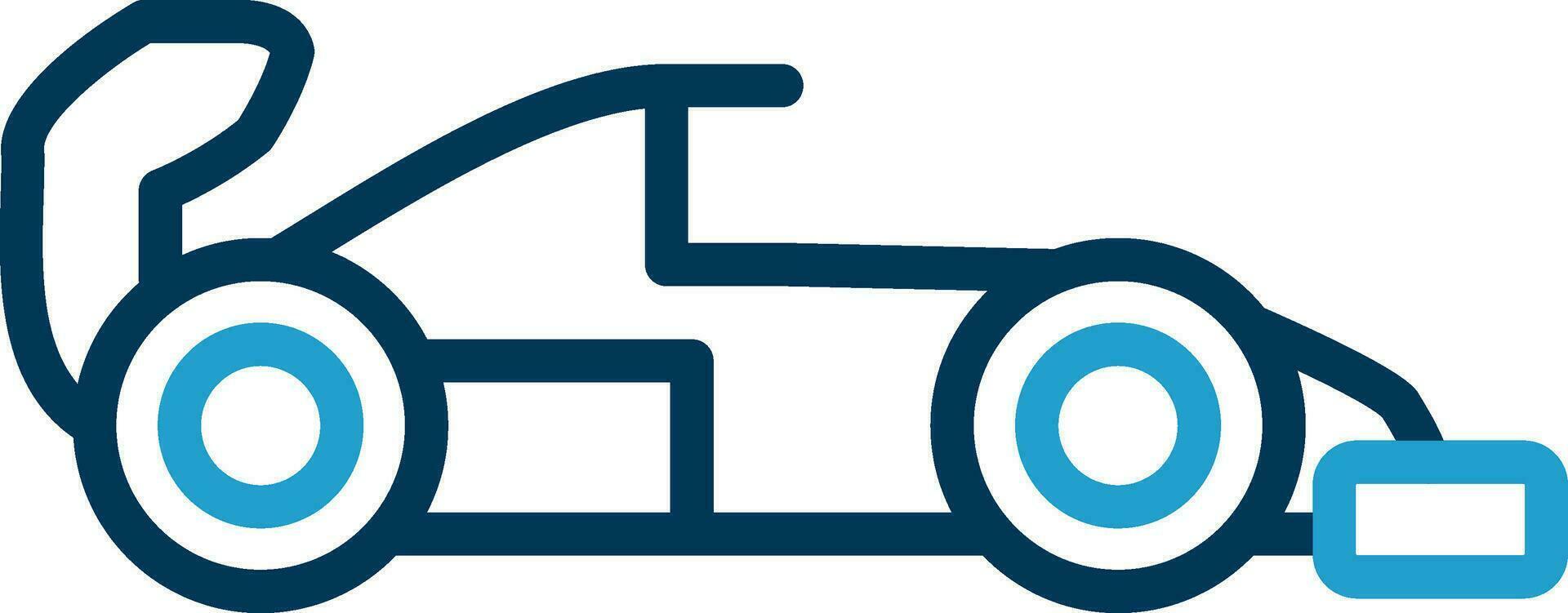 Racing car Vector Icon Design