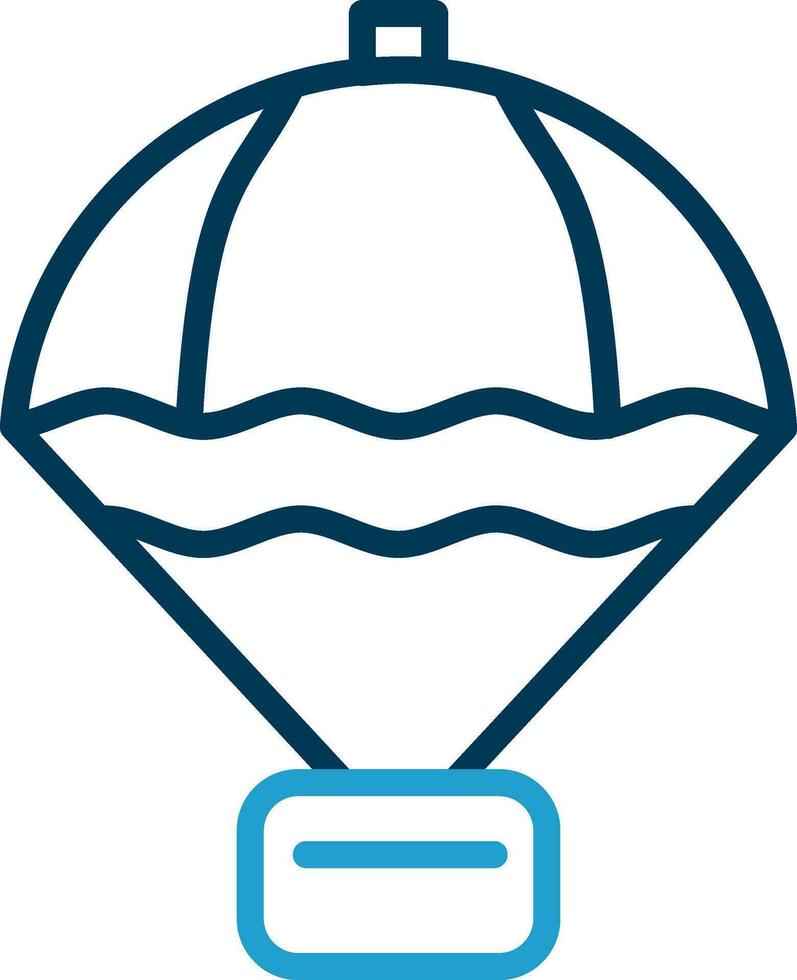 Parachute Vector Icon Design