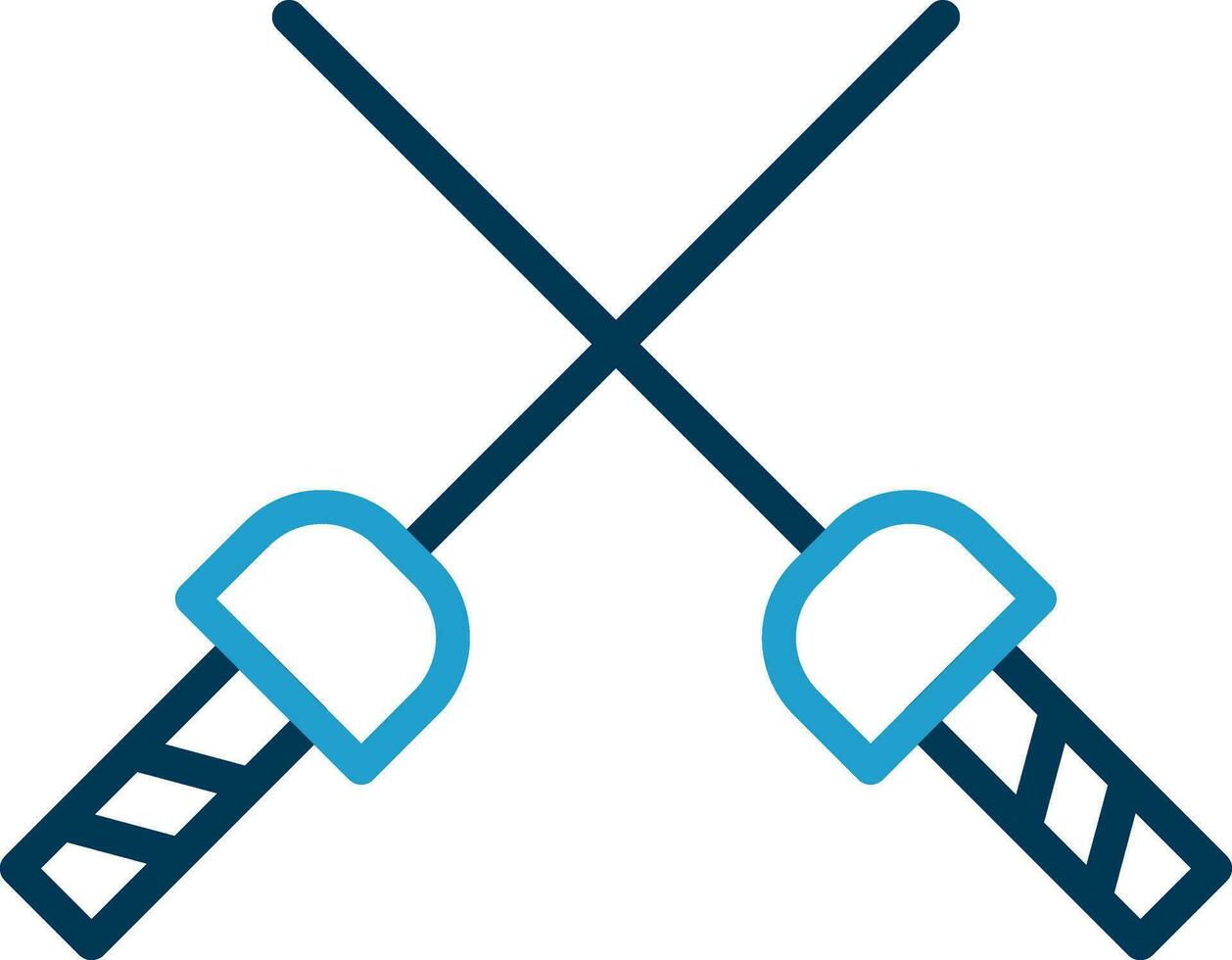 Fencing Vector Icon Design