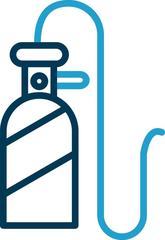 Oxygen tank Vector Icon Design