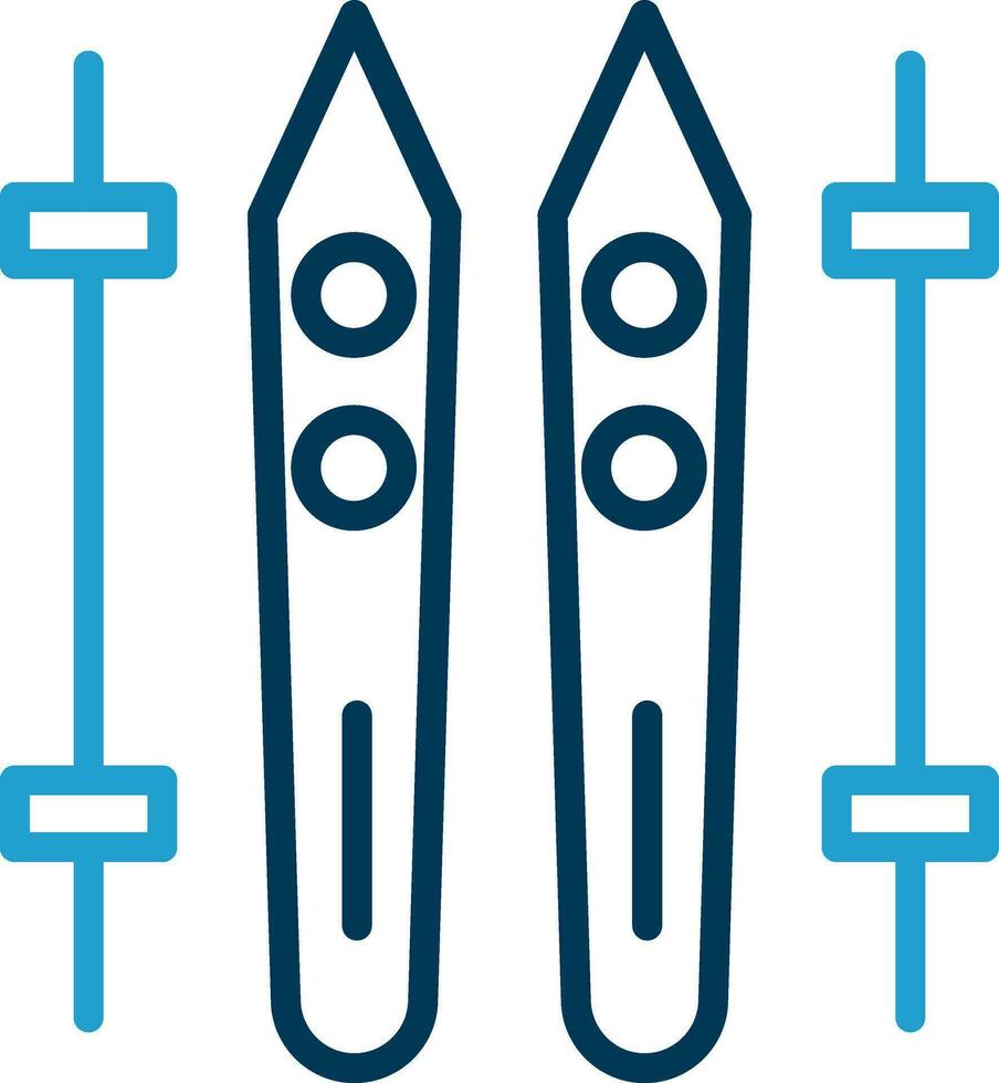 Ski Vector Icon Design