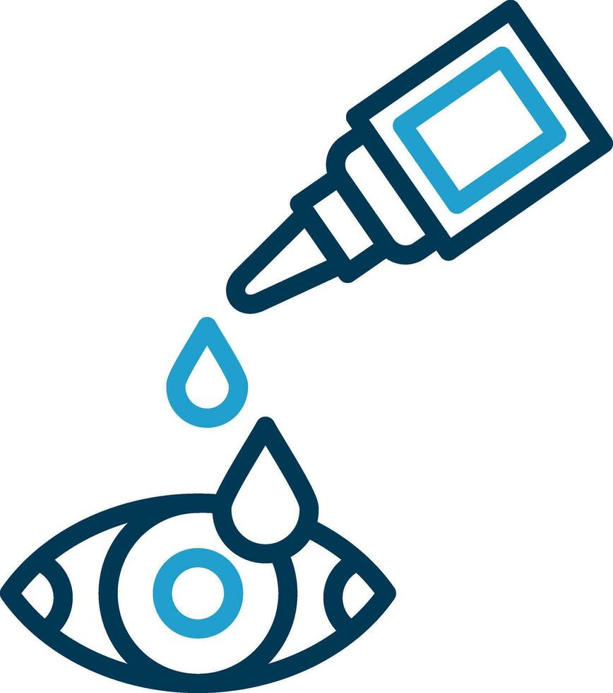 Eye drop Vector Icon Design