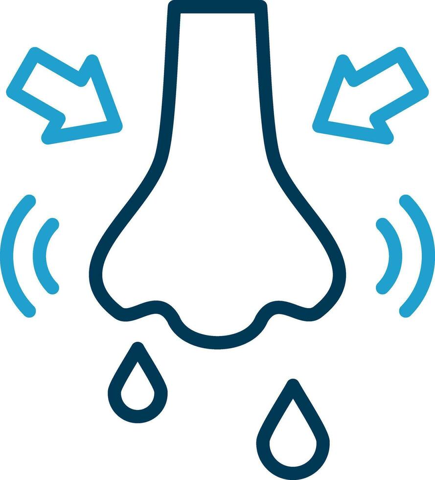 Rhinitis Vector Icon Design