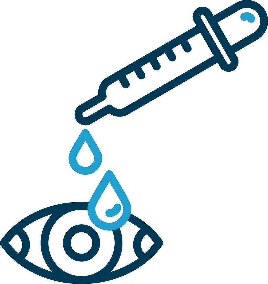 Eye drop Vector Icon Design