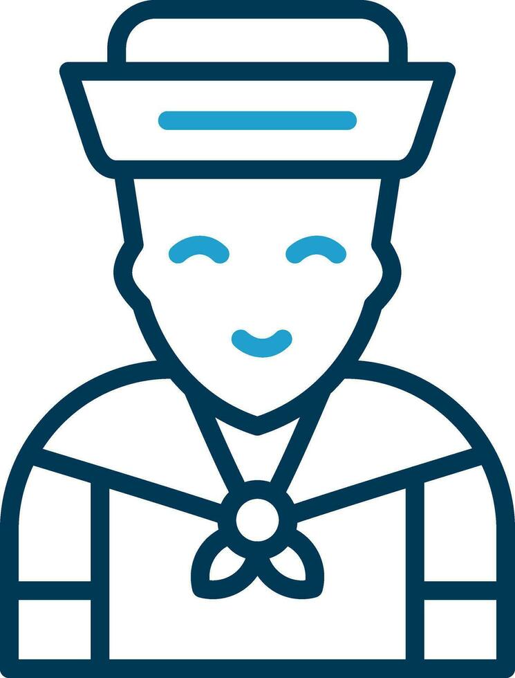 Sailor Vector Icon Design