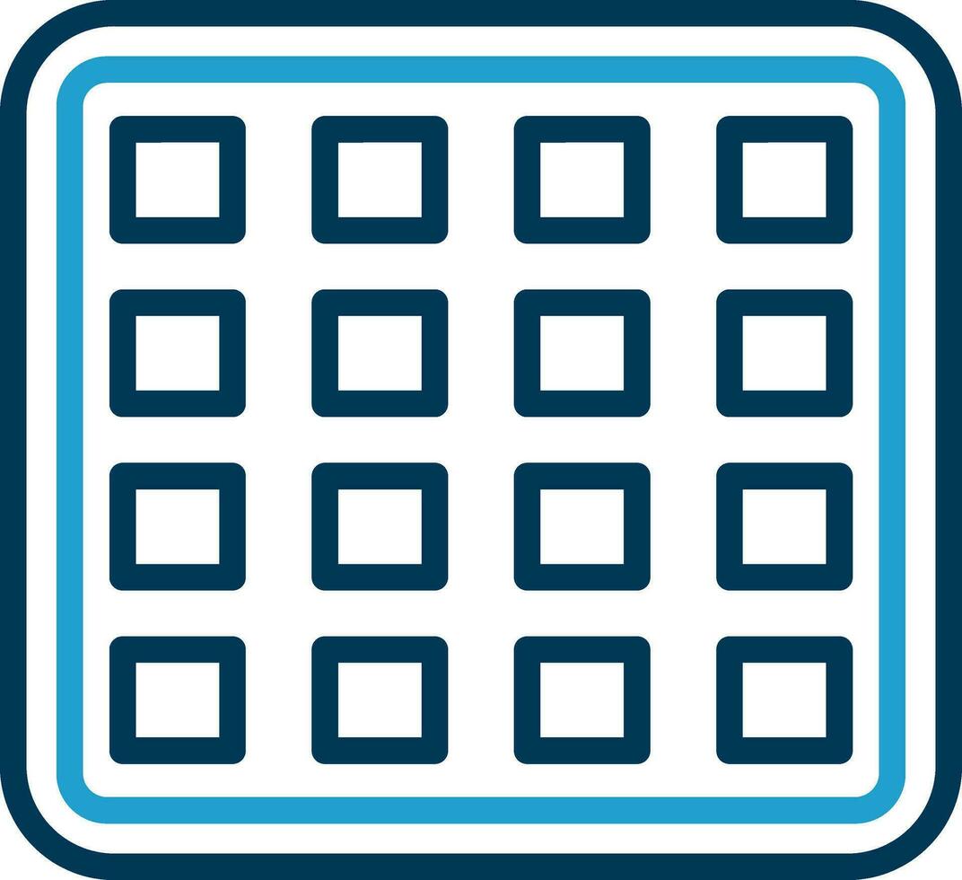 Waffle Vector Icon Design