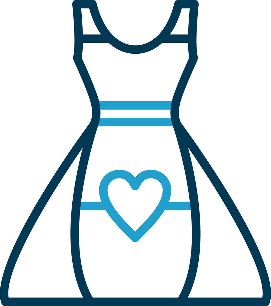 Dress Vector Icon Design