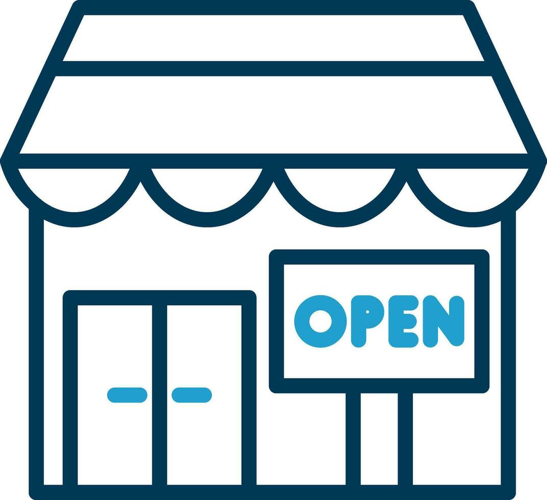 Opening shop Vector Icon Design