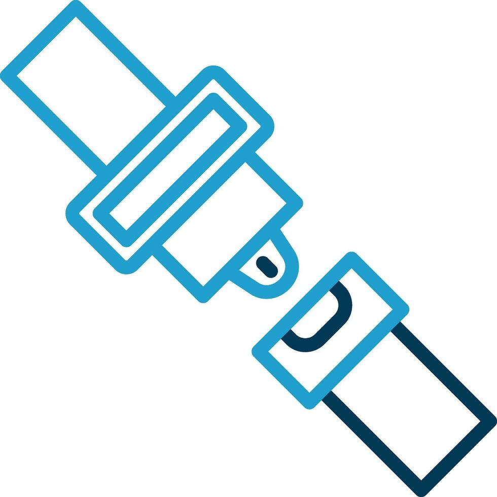 Seat belt Vector Icon Design