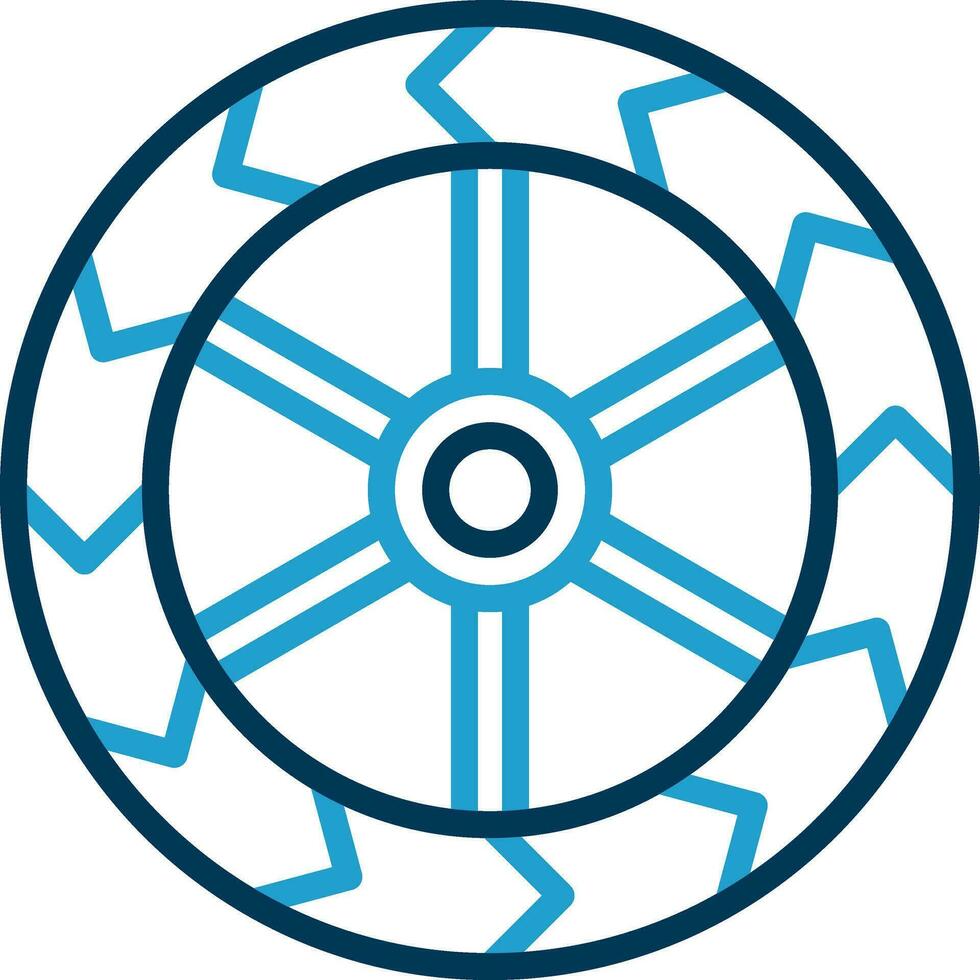 Wheels Vector Icon Design