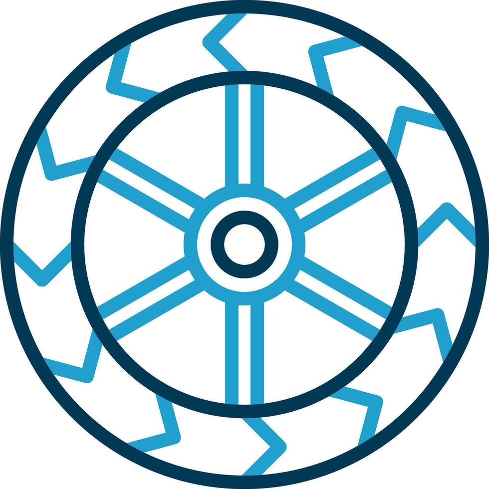 Wheels Vector Icon Design