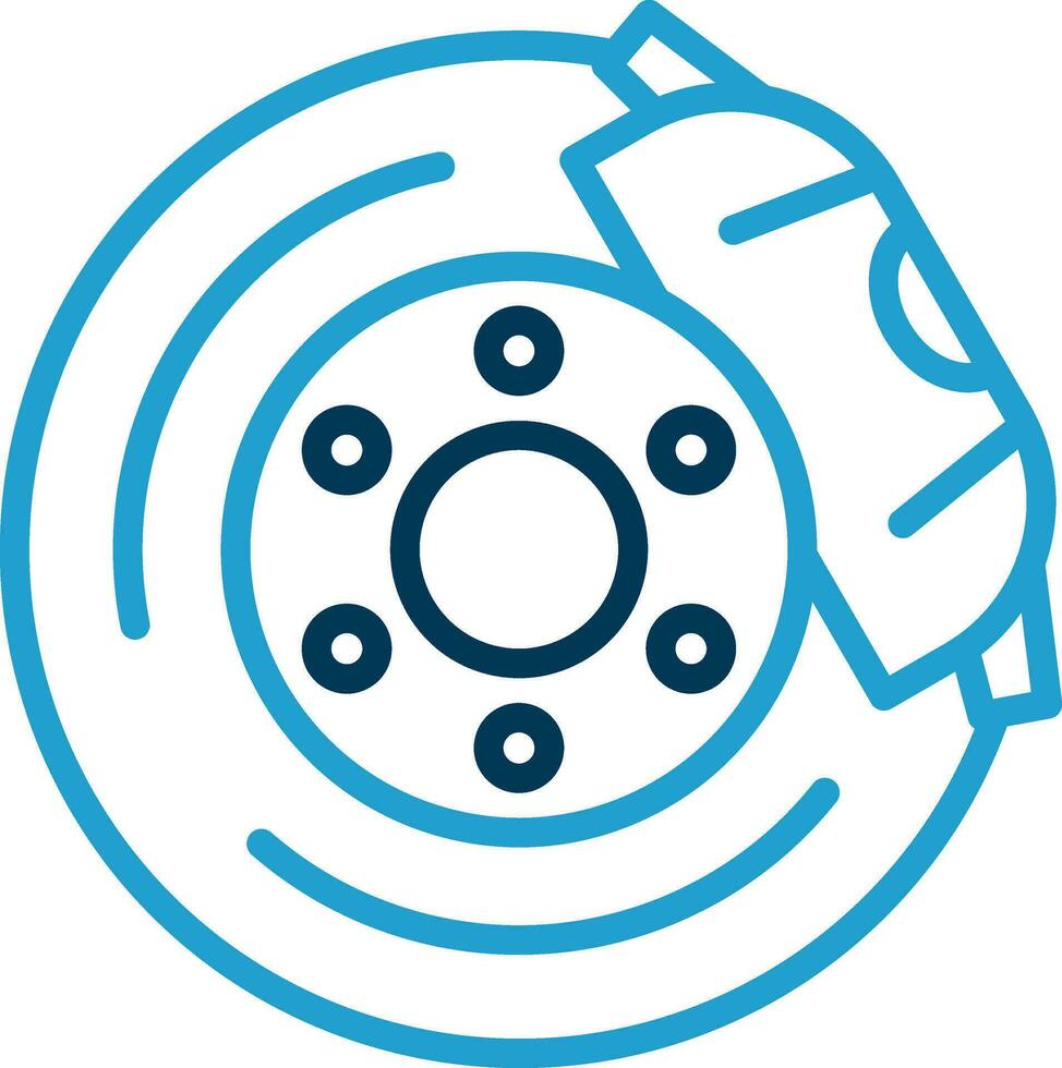 Brake disc Vector Icon Design