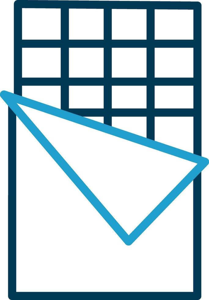 Chocolate bar Vector Icon Design