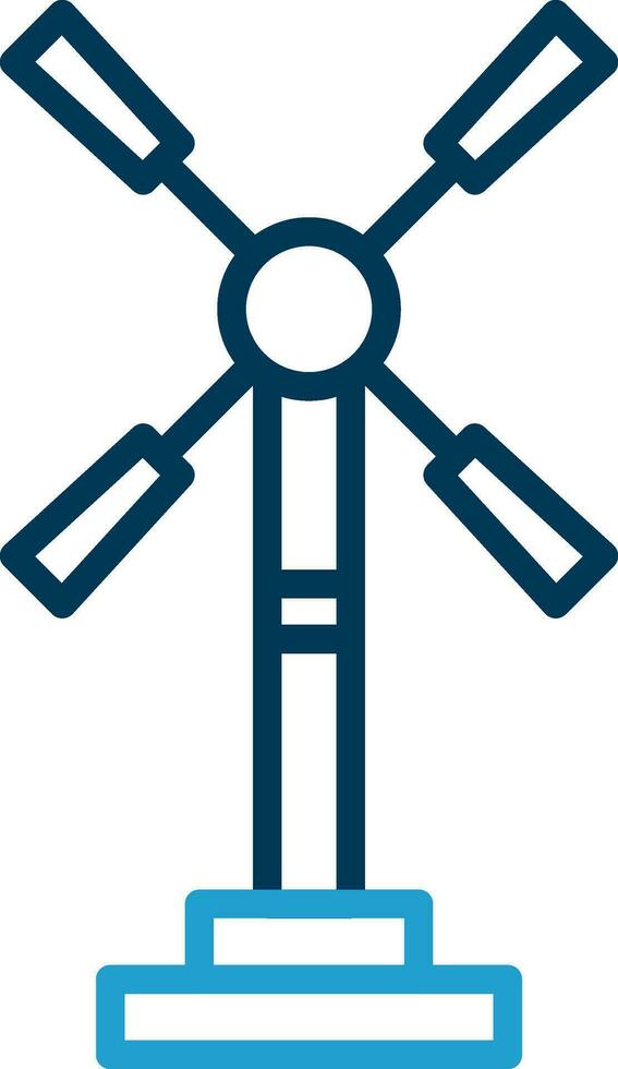 Windmill Vector Icon Design
