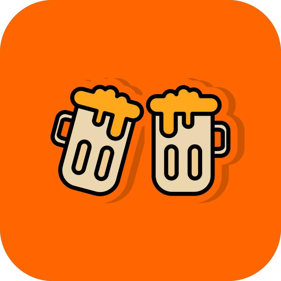 Beer mug Vector Icon Design