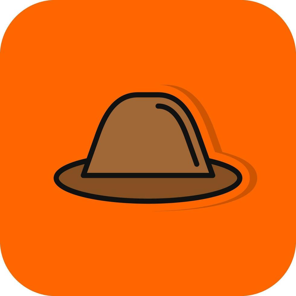 diseño de icono de vector de sombrero