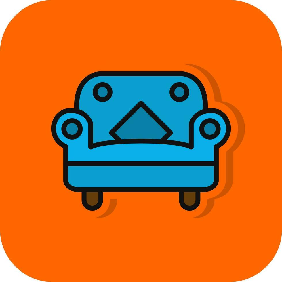 Sofa Vector Icon Design
