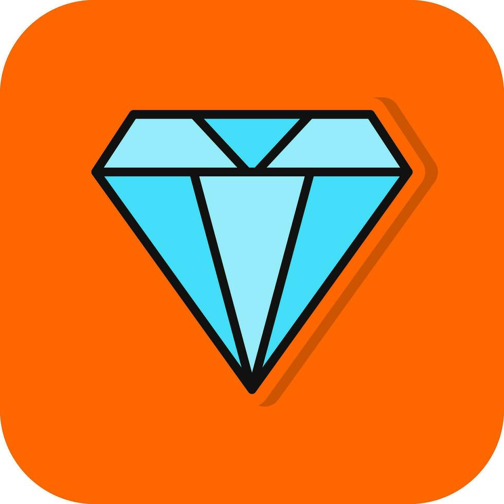 diseño de icono de vector de diamante