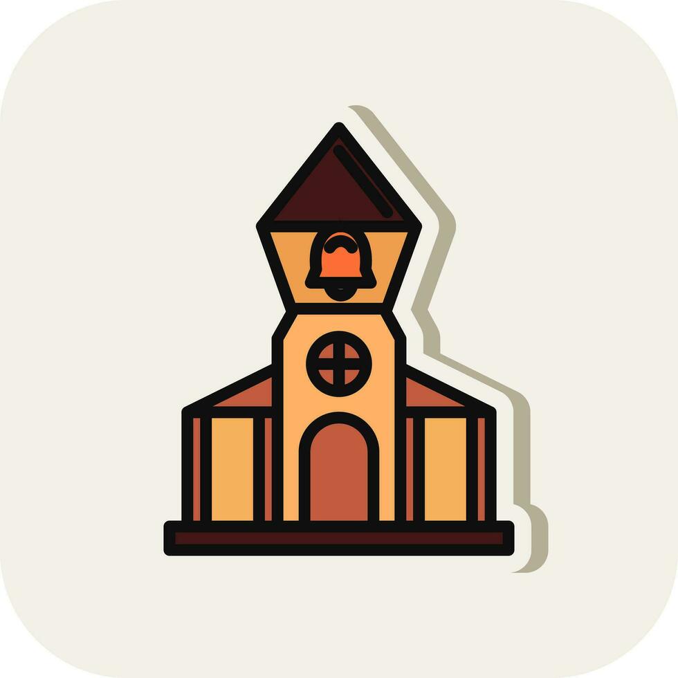 campanario vector icono diseño