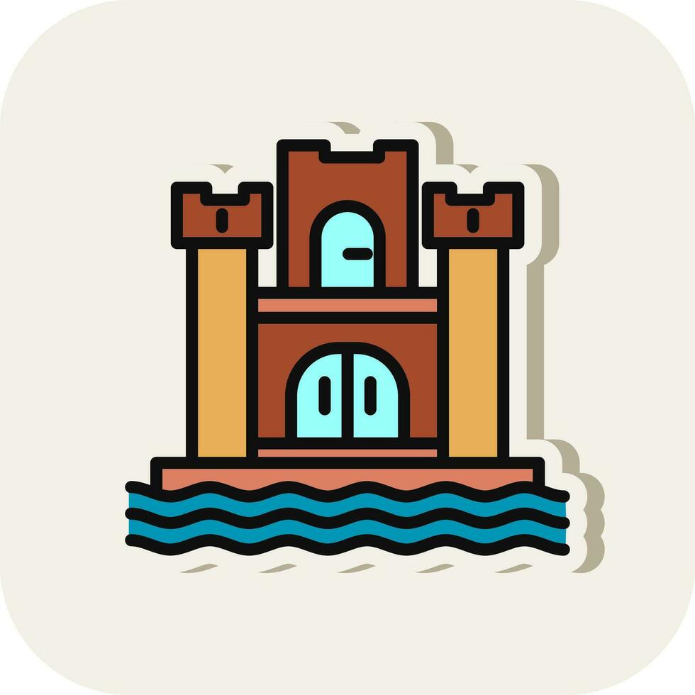 gravensteen vector icono diseño