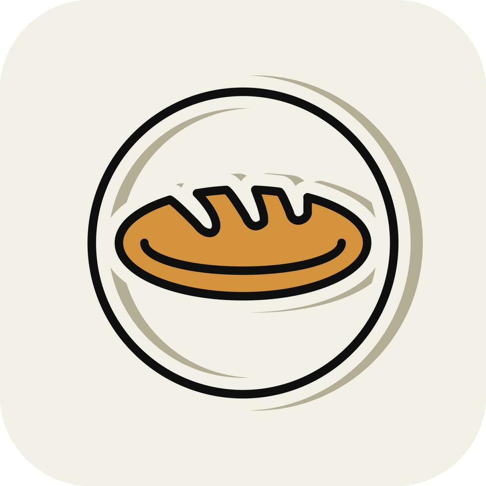 Bread Vector Icon Design