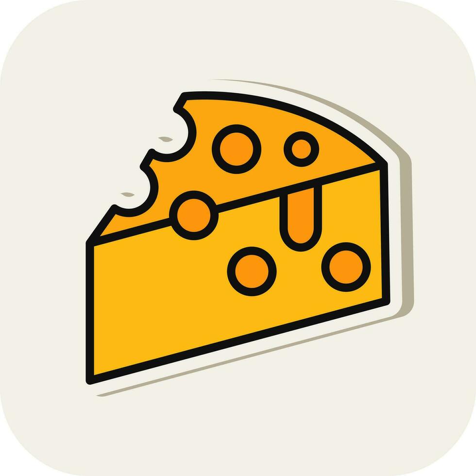 Cheese Vector Icon Design