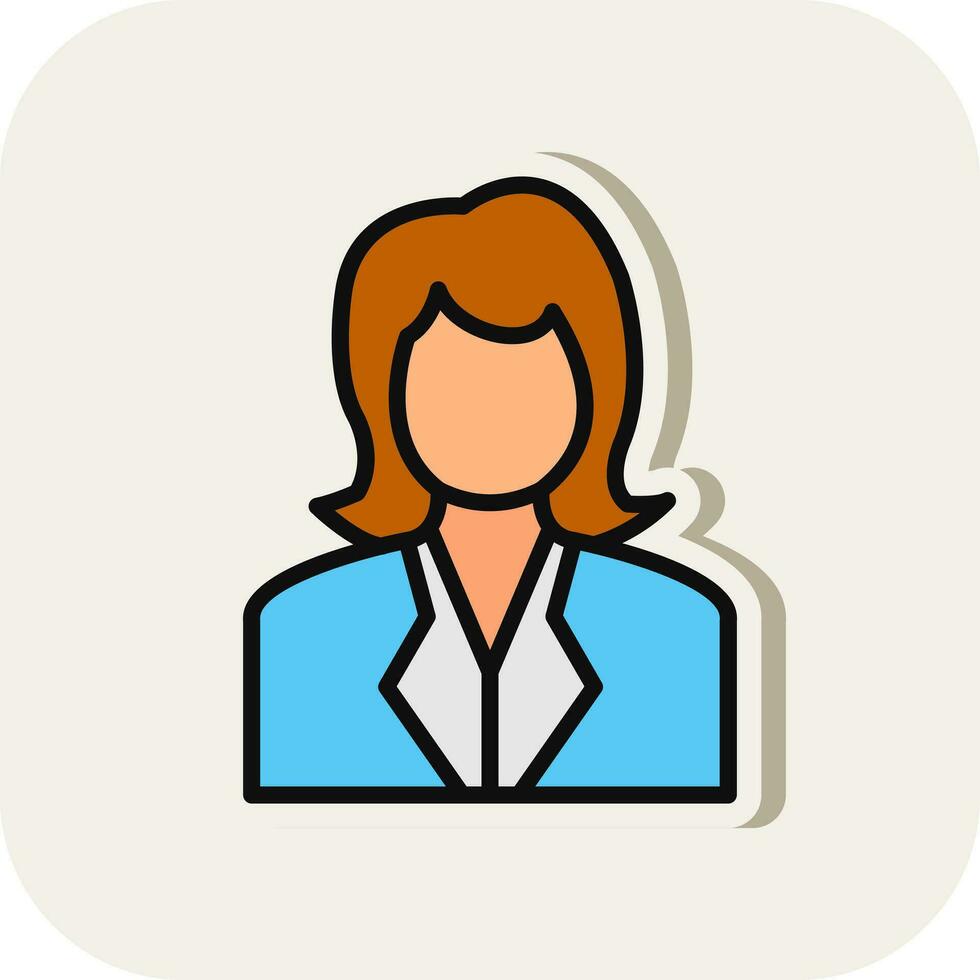 diseño de icono de vector de mujer