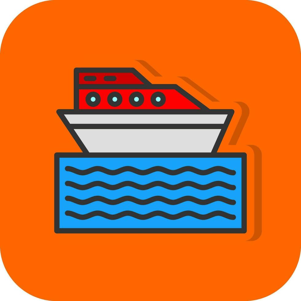 diseño de icono de vector de barco