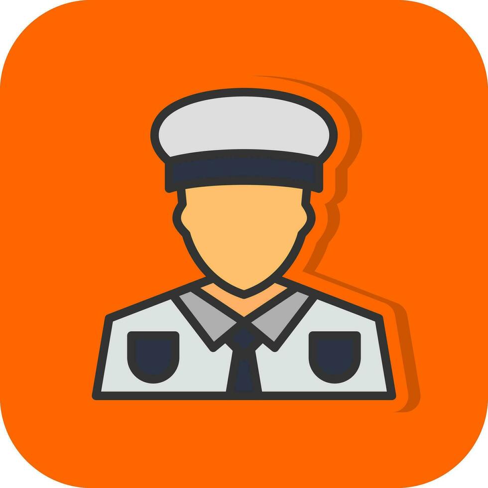 Captain Vector Icon Design