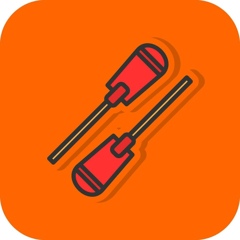 Oar Vector Icon Design