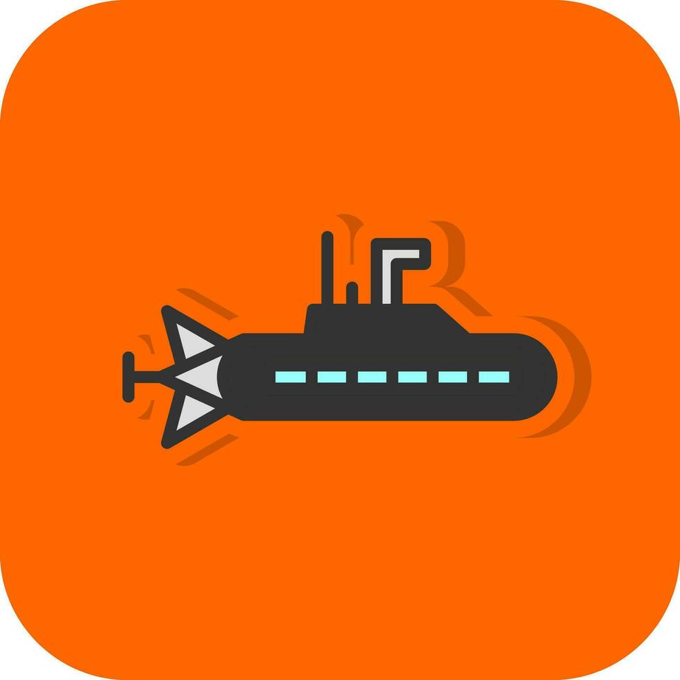 diseño de icono de vector submarino