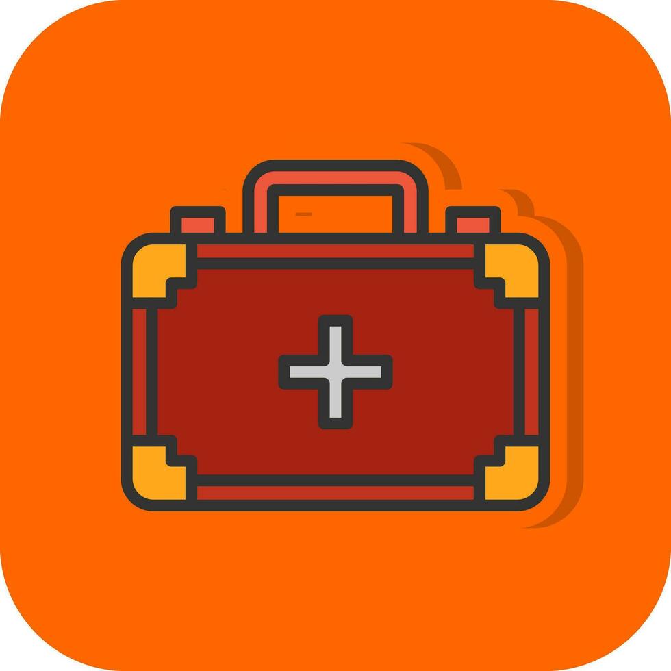 First aid kit Vector Icon Design