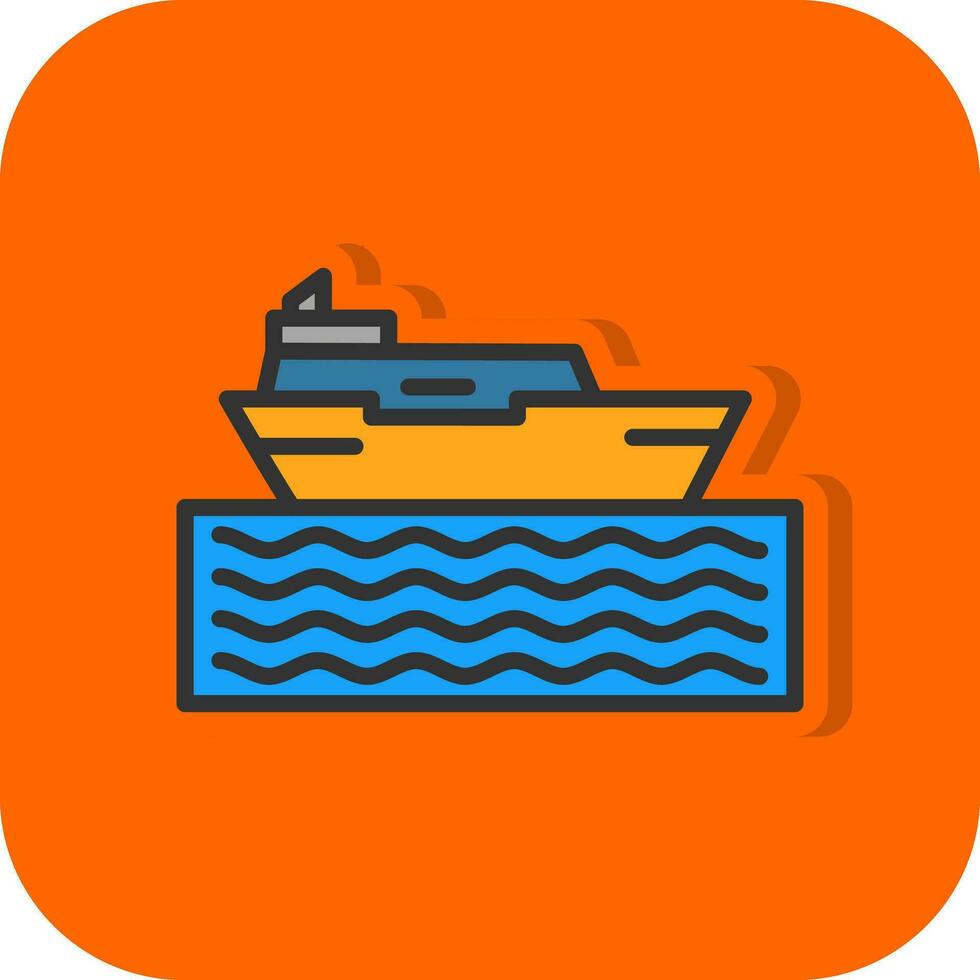 diseño de icono de vector de crucero