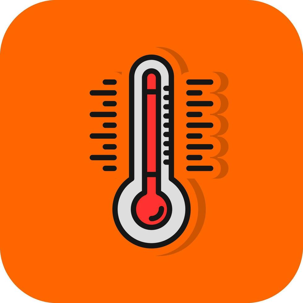 Thermometer Vector Icon Design