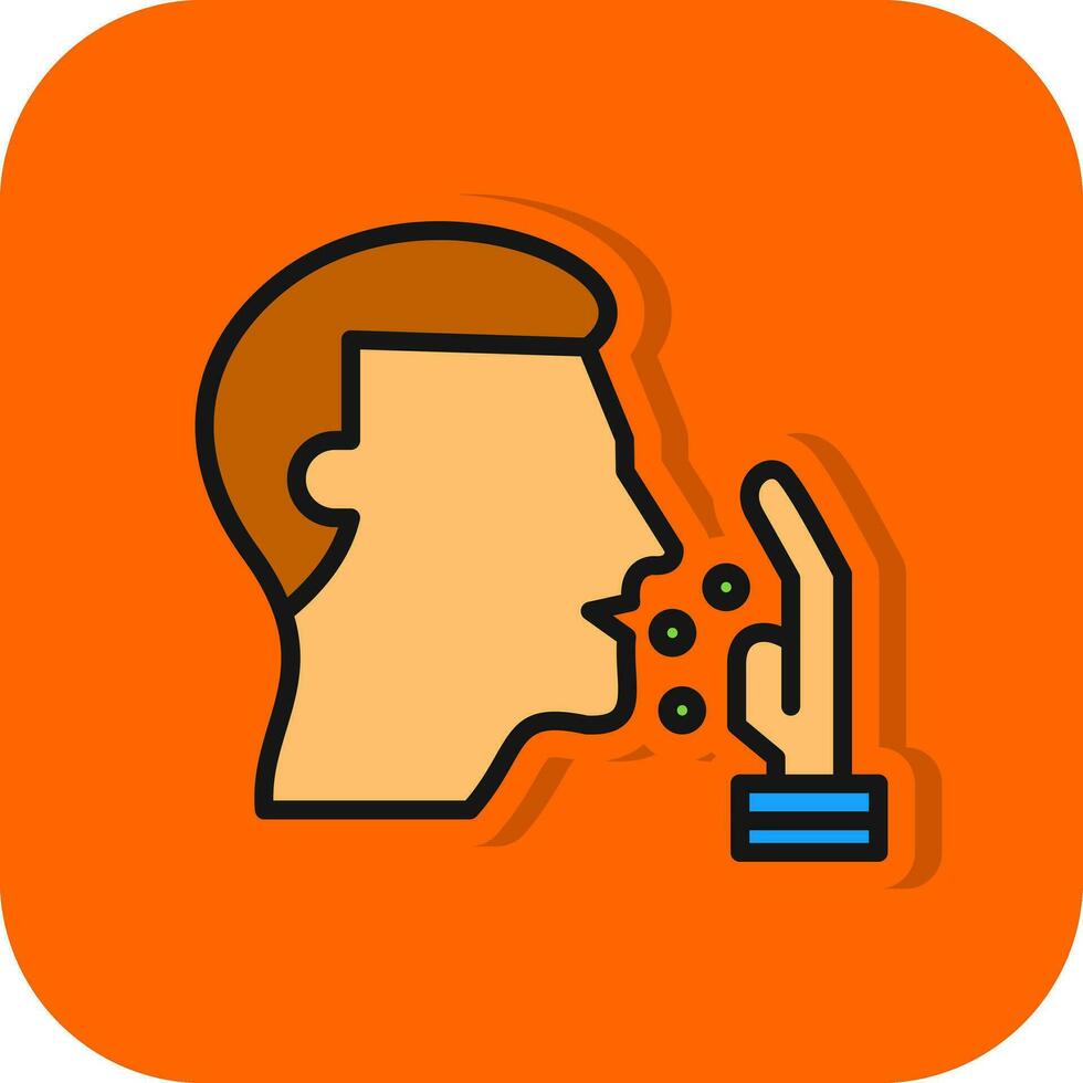 Cough Vector Icon Design
