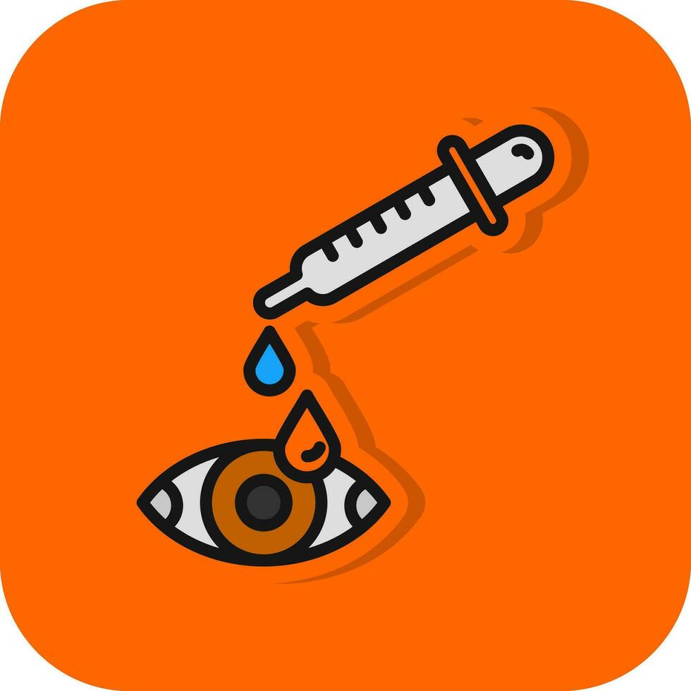 Eye drop Vector Icon Design