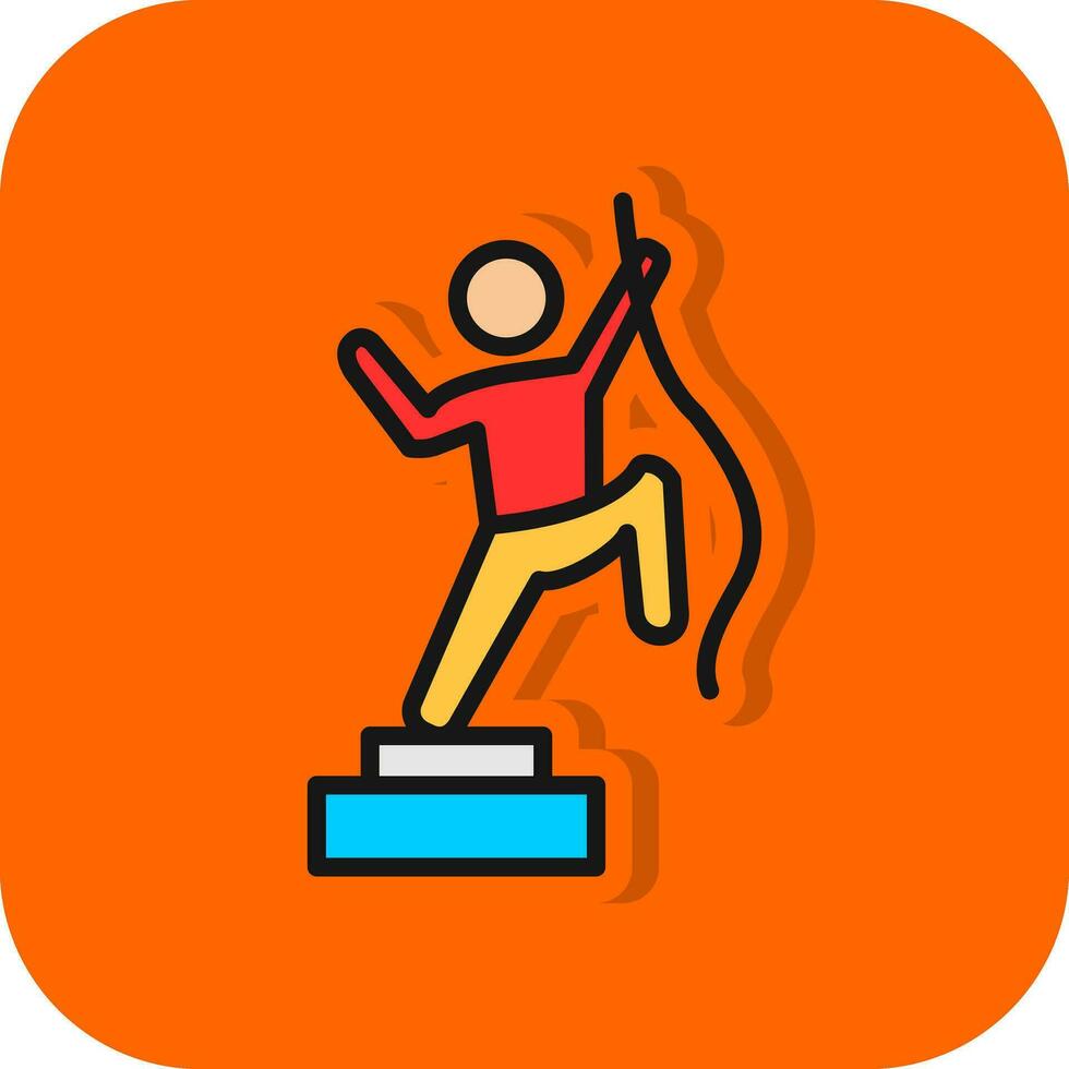 Climbing Vector Icon Design