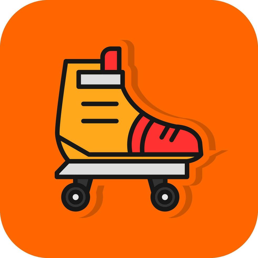 Roller skate Vector Icon Design