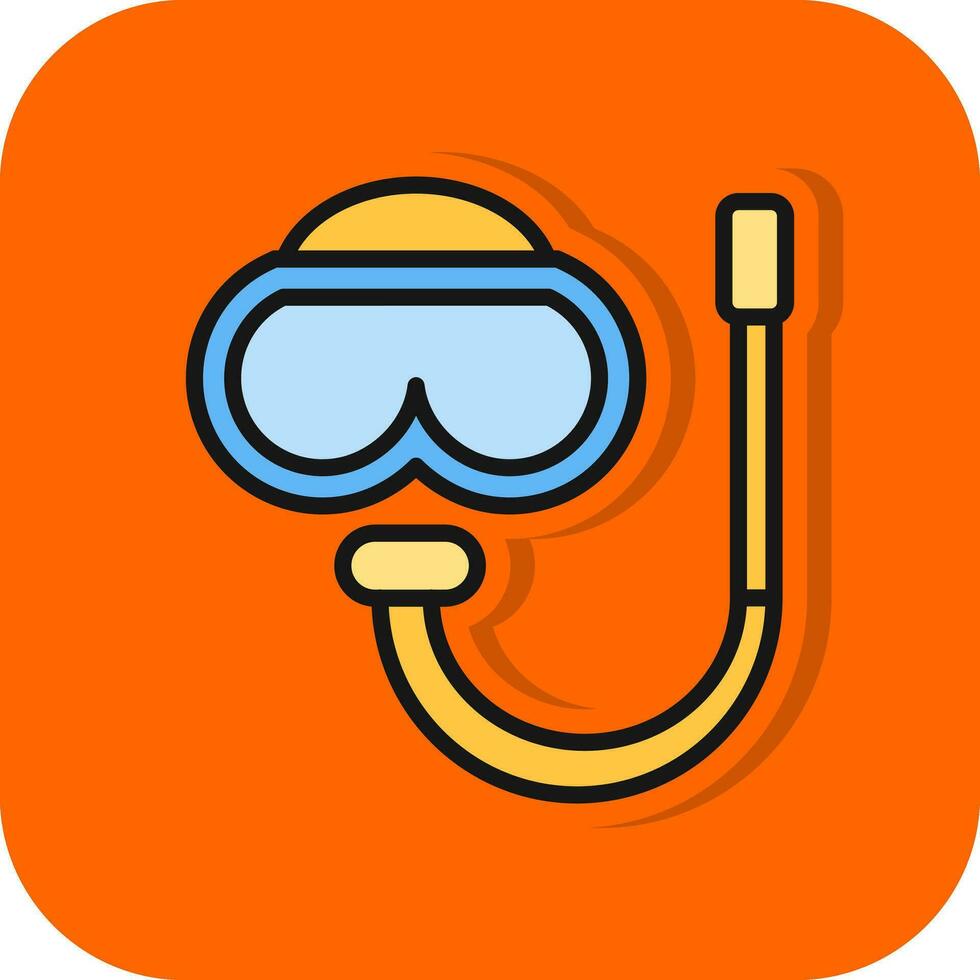 Snorkling Vector Icon Design