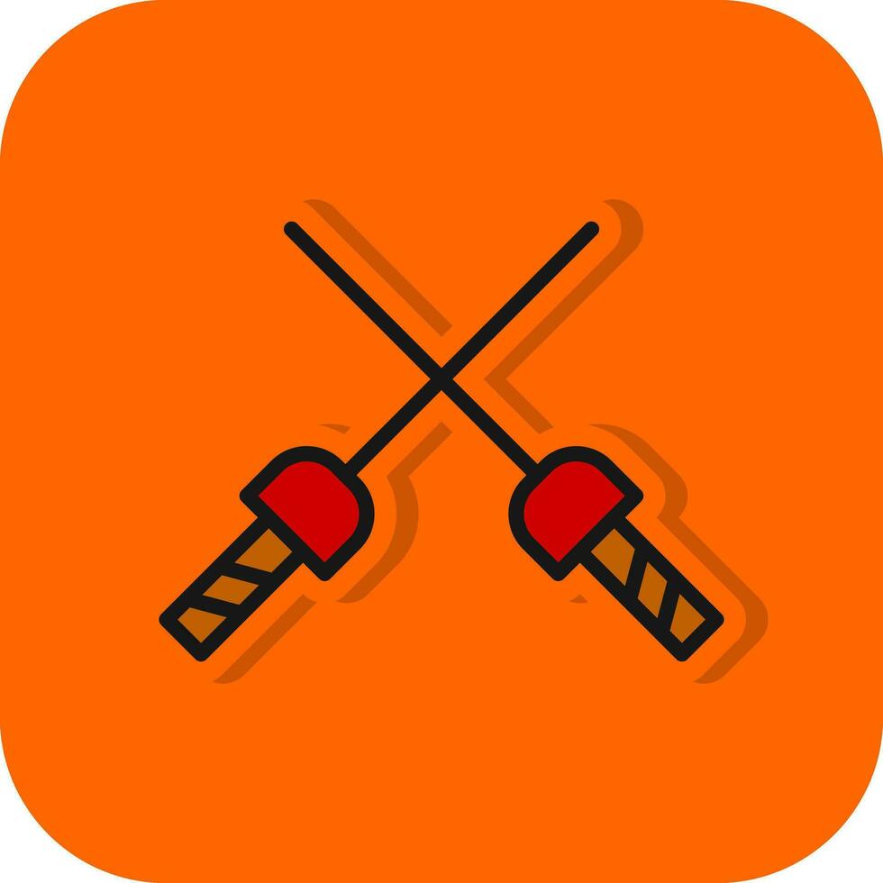 Fencing Vector Icon Design