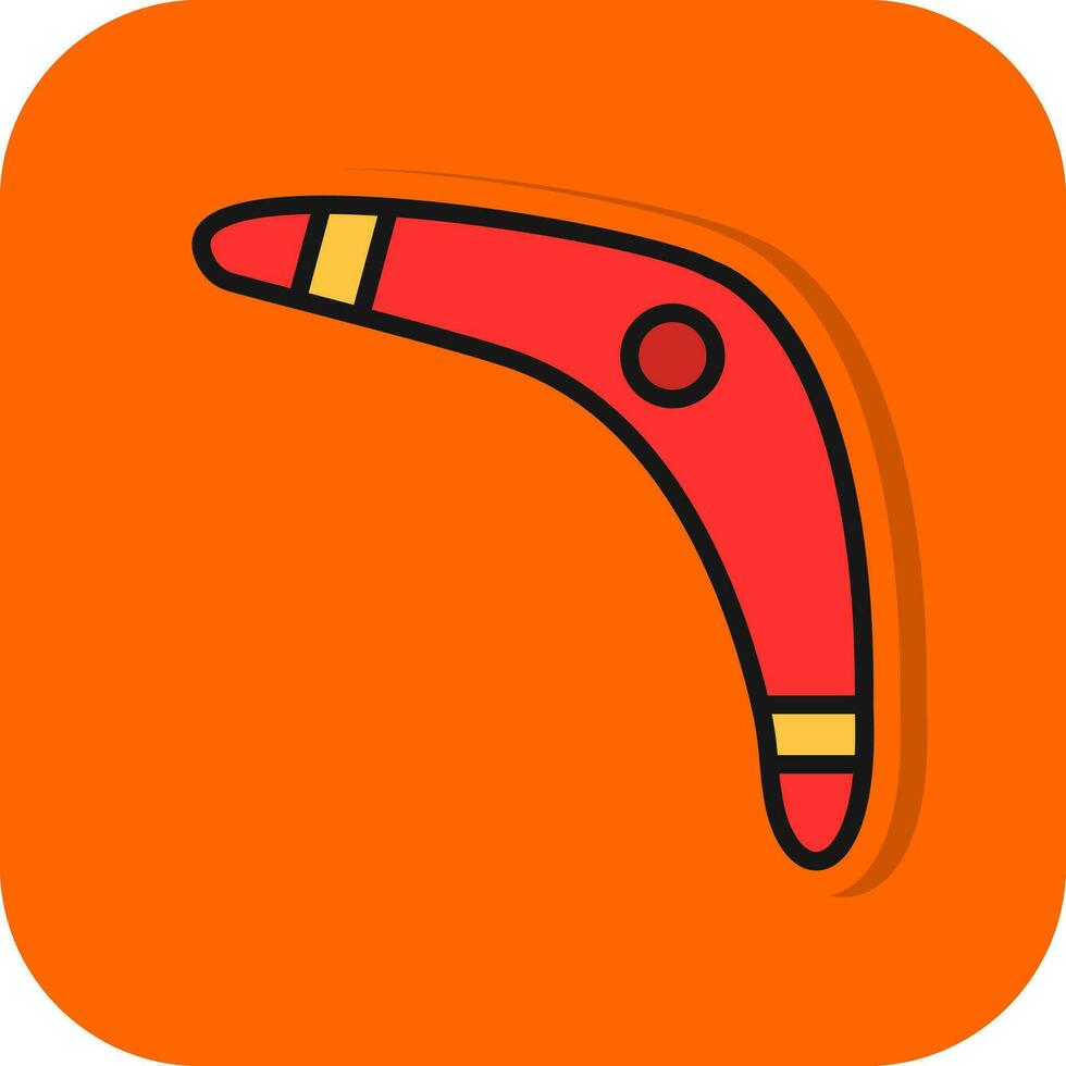 diseño de icono de vector de boomerang