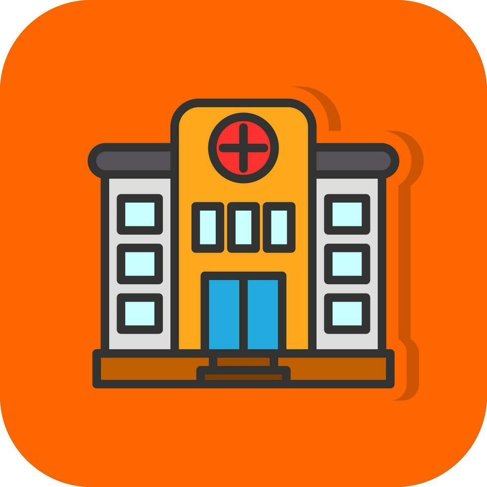 Hospital Vector Icon Design