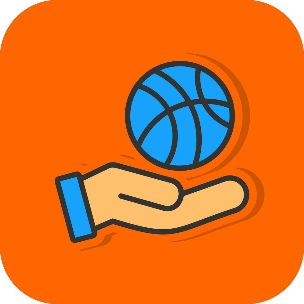 Basketball Vector Icon Design