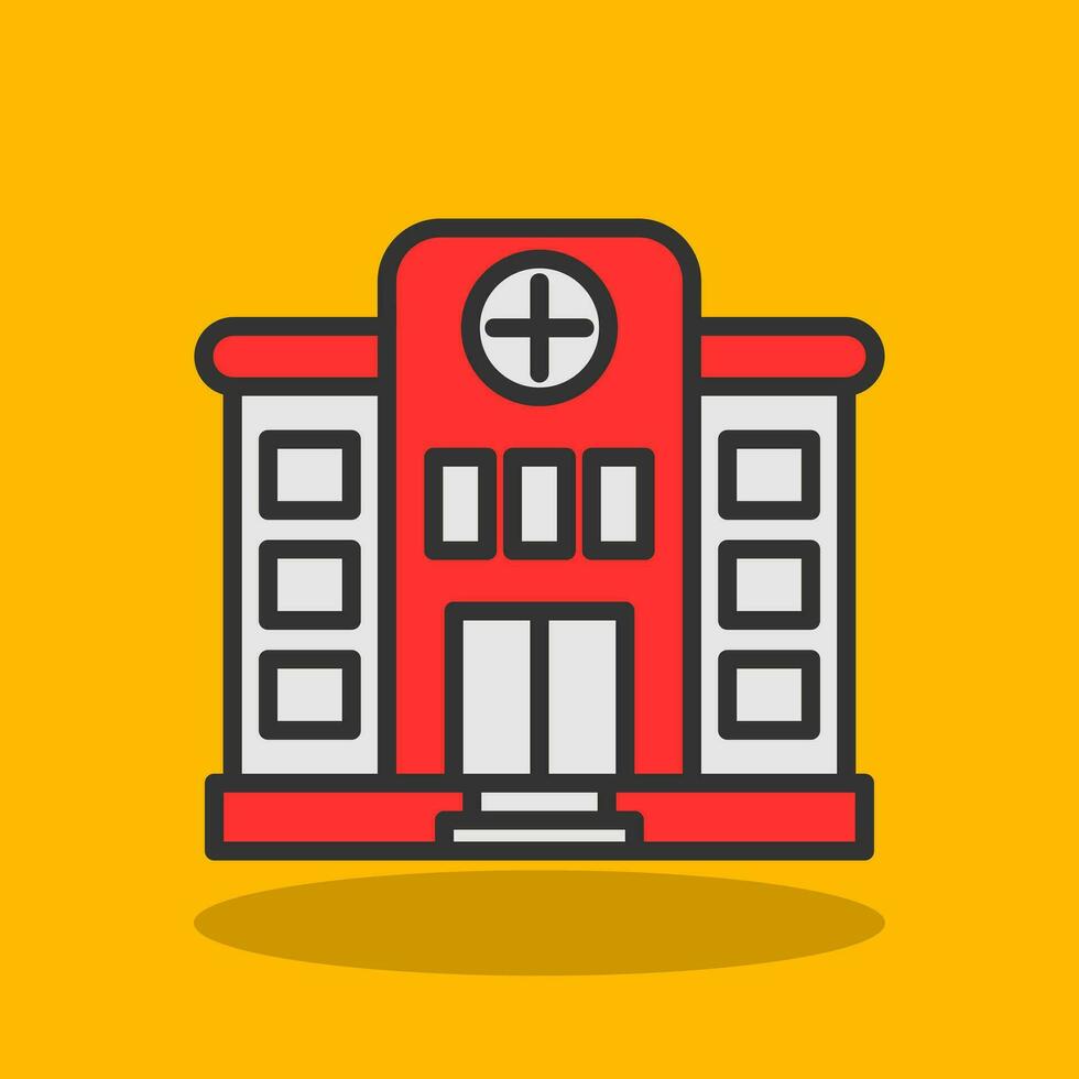 Hospital Vector Icon Design