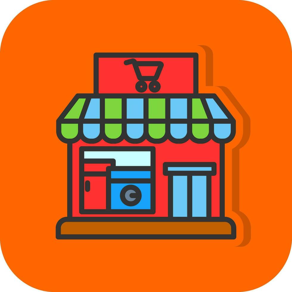 Electronics shop Vector Icon Design